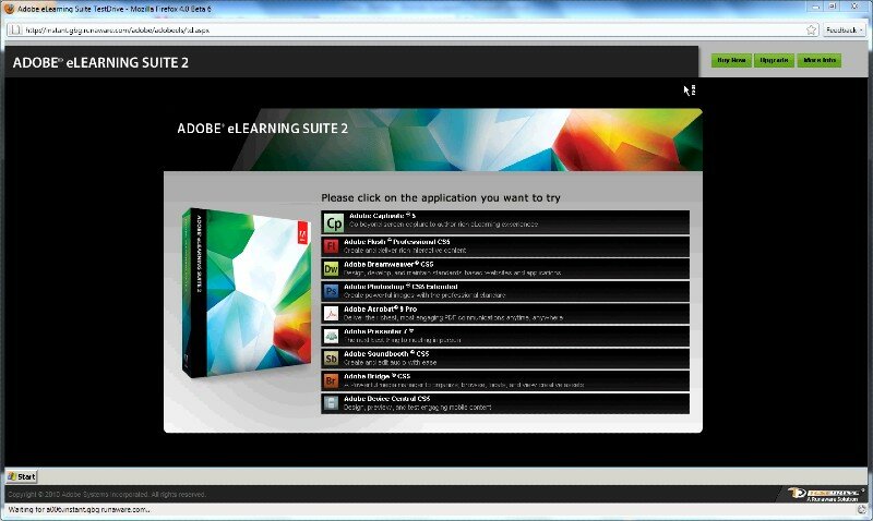 Antiguo paquete de Adobe eLearning Suite